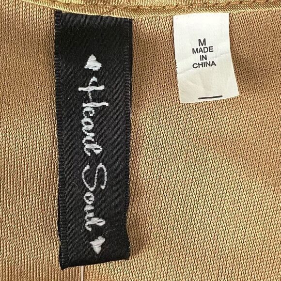 Heart Soul Cocktail Dress in Gold with Black Lace Overlay - Picture 6 of 16